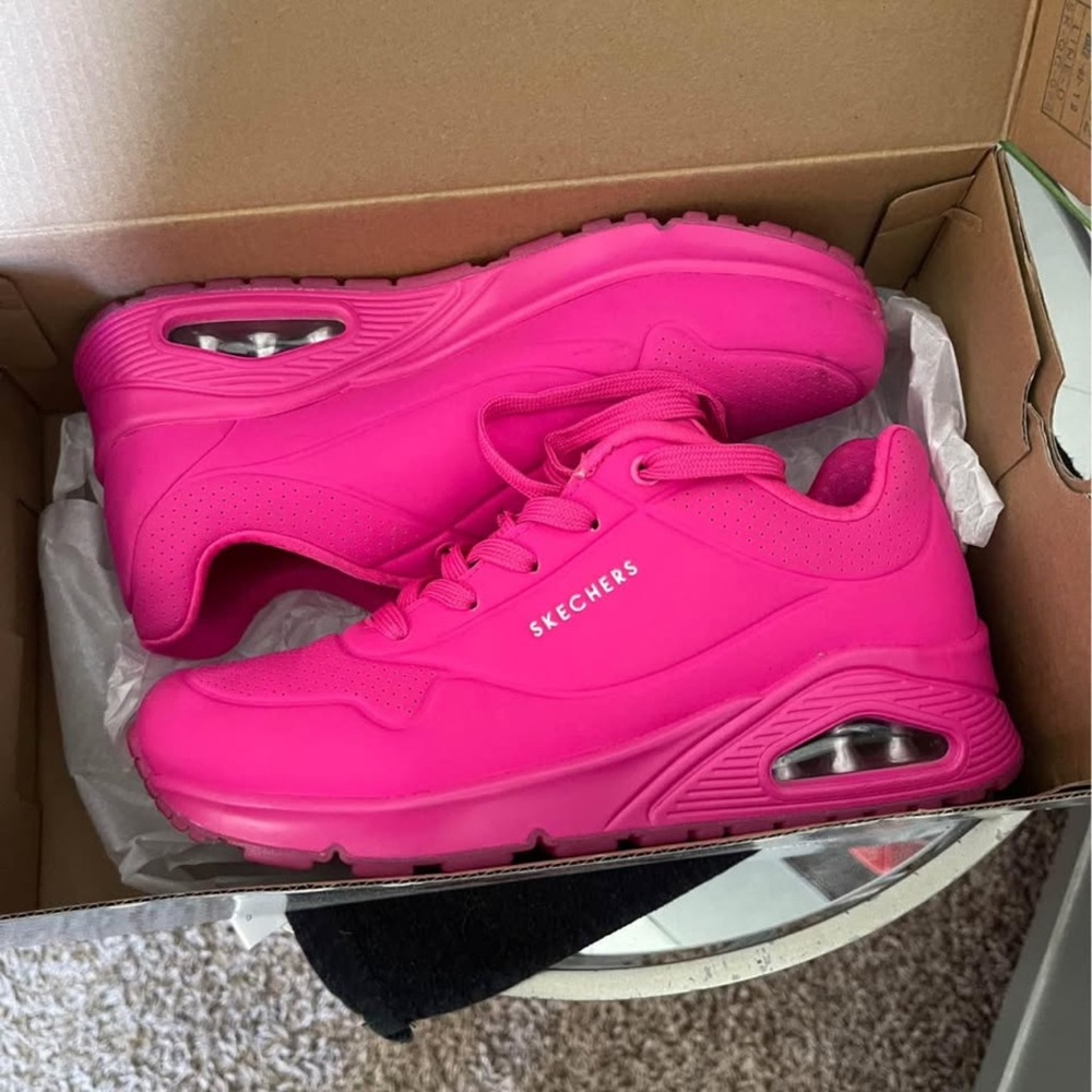 Skechers Women's Hot Pink Sneakers
